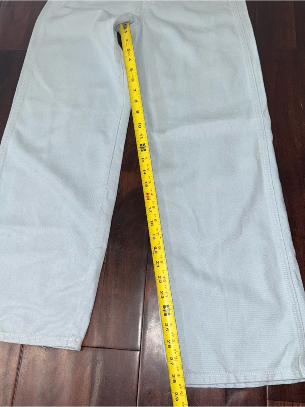 Reformation Cowboy High Rise Wide Leg Jean Womens Size 25 Light Blue - Picture 8 of 9